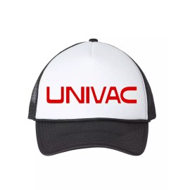 Trucker Hats Vintage UNIVAC Red Logo Retro Computer Company Hat Trucker Hat Adjustable Cap