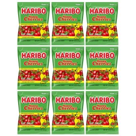 Haribo Gummi Candy, Happy Cherries, 5 Ounce CHOOSE COUNT! - 9 Count