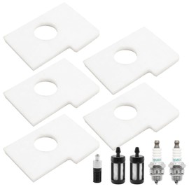 VIKKSAER 1130 124 0800 Air Filter Spark Plug Fuel Filter Tune Up Kit, Replacement for STIHL MS 170 MS 180 017 018 Chainsaw, Replaces 11301240800