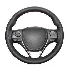 MEWANT Stitch On Custom Fit Steering Wheel Cover for Toyota RAV4