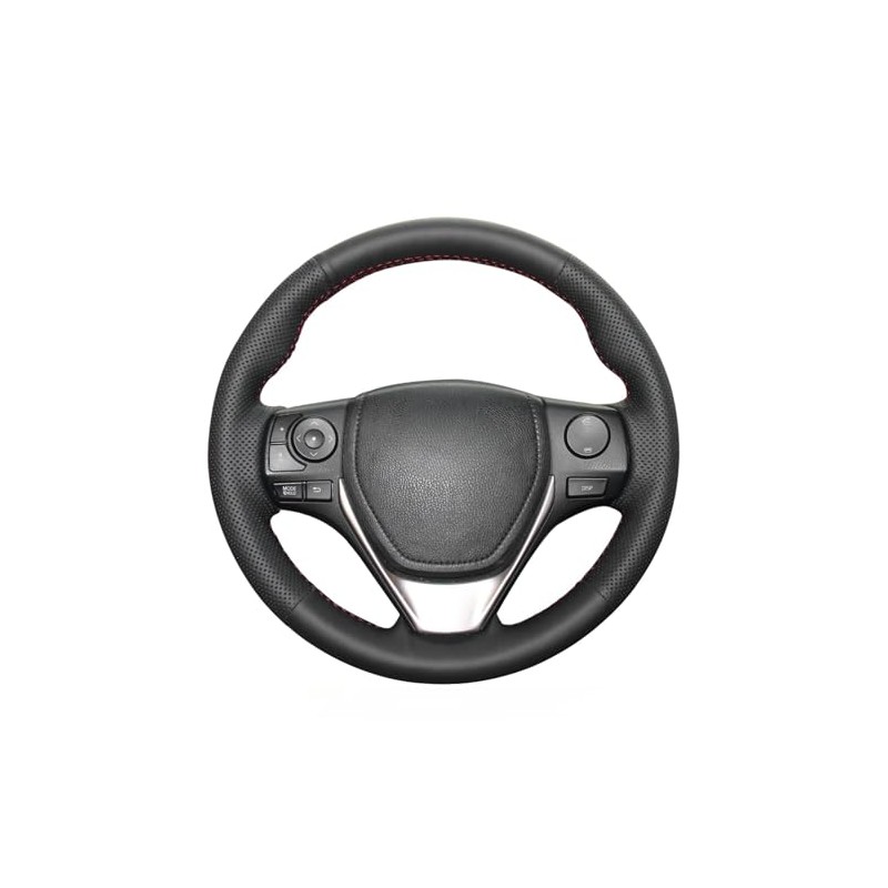 MEWANT Stitch On Custom Fit Steering Wheel Cover for Toyota
