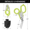 Trauma Shears Raptor Rescue Emergency Shears with Strap Cutter and