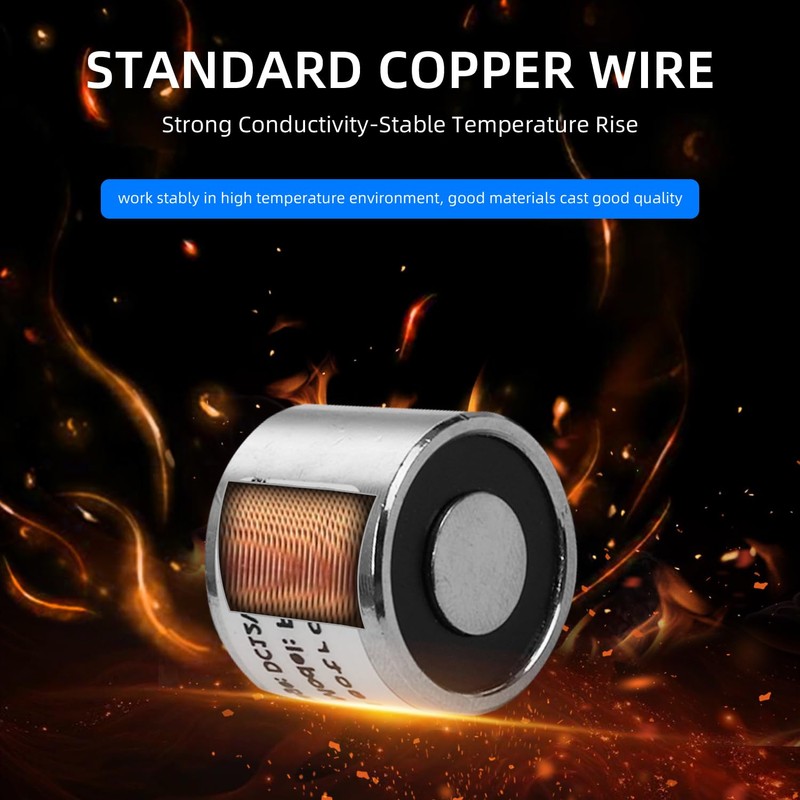 Electromagnet, 24 ± 2 V operating voltage, the maximum suction