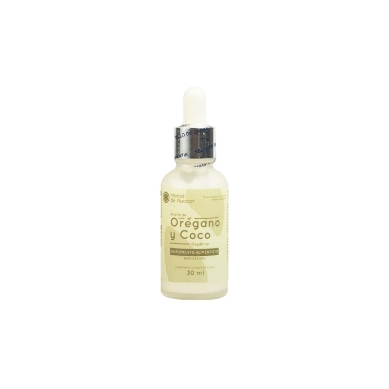 Aceite de Orégano Orgánico con Aceite de Coco en gotas