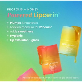 Bálsamo labial y mascarilla hidratantes de noche con manuka y propóleo Lipcerin™ de lima, 12 horas de humectación duradera, regalo para mujeres, cuidado de la piel coreano, 0,5 fl.oz.