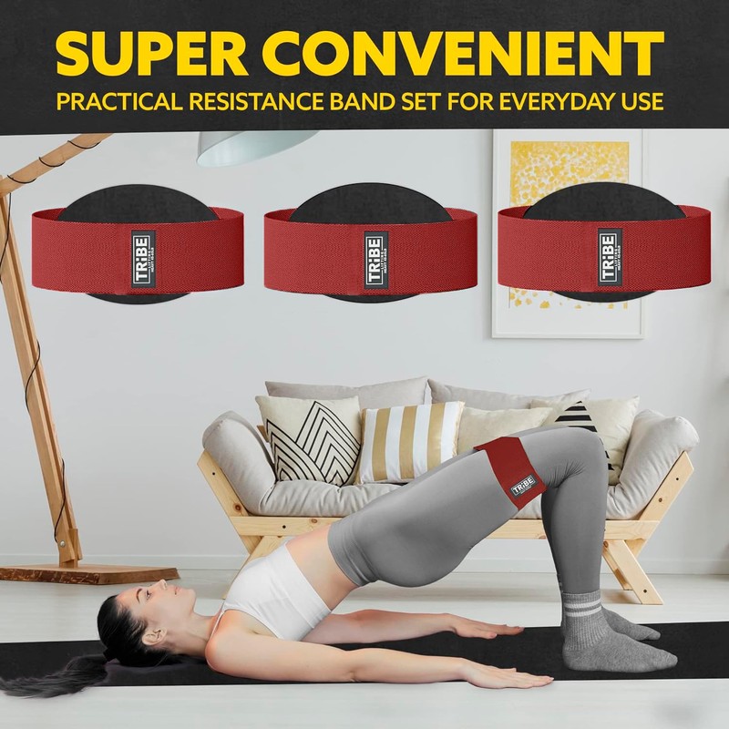 Fabric Resistance Bands for Legs - Workout Bands Resistance Bands