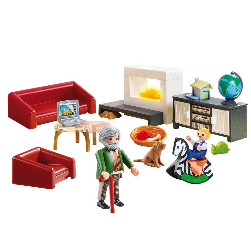 PLAYMOBIL 70207 - Salon avec cheminee