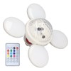 LED Bluetooth Light 48W 85‑265V E27 Ceiling Lamp RGBW Remote