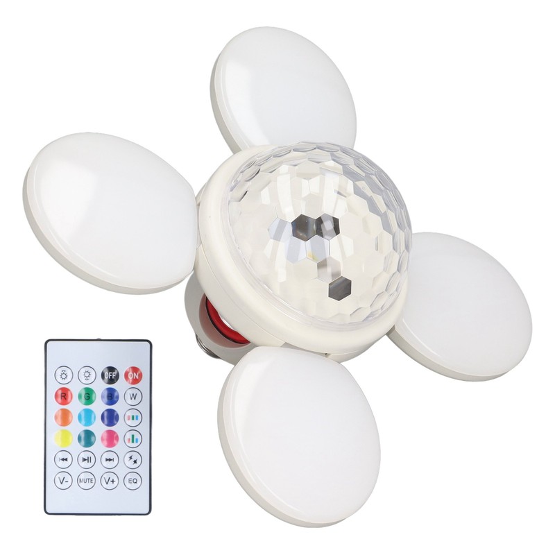 LED Bluetooth Light 48W 85‑265V E27 Ceiling Lamp RGBW Remote