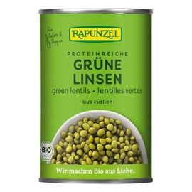 Rapunzel Green Lentils Tin 400g