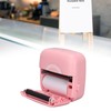 Mini Printer 200DPI Resolution Thermal Printing Ergonomic Lightweight Portable PrinterPink