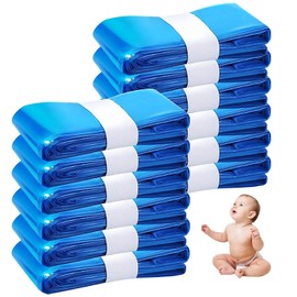 Pack of 12 Refill Cassettes, PARPAT Nappy Bin Refill Film Sealing Toughness, 4.5 m Nappy Bin, Odour-Proof, Compatible with Most Nappy Pails