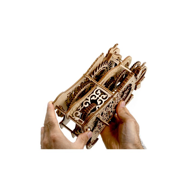 WOODEN.CITY Magic Clock 3D Wooden Puzzle for Adults – Mechanical