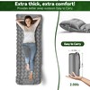 Camping Sleeping Pad 4" Extra Thick Ultralight Inflatable Sleeping Pad