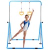 LIEVIM Gymnastics Horizontal Bars with Rings, for Kids Ages 3-12