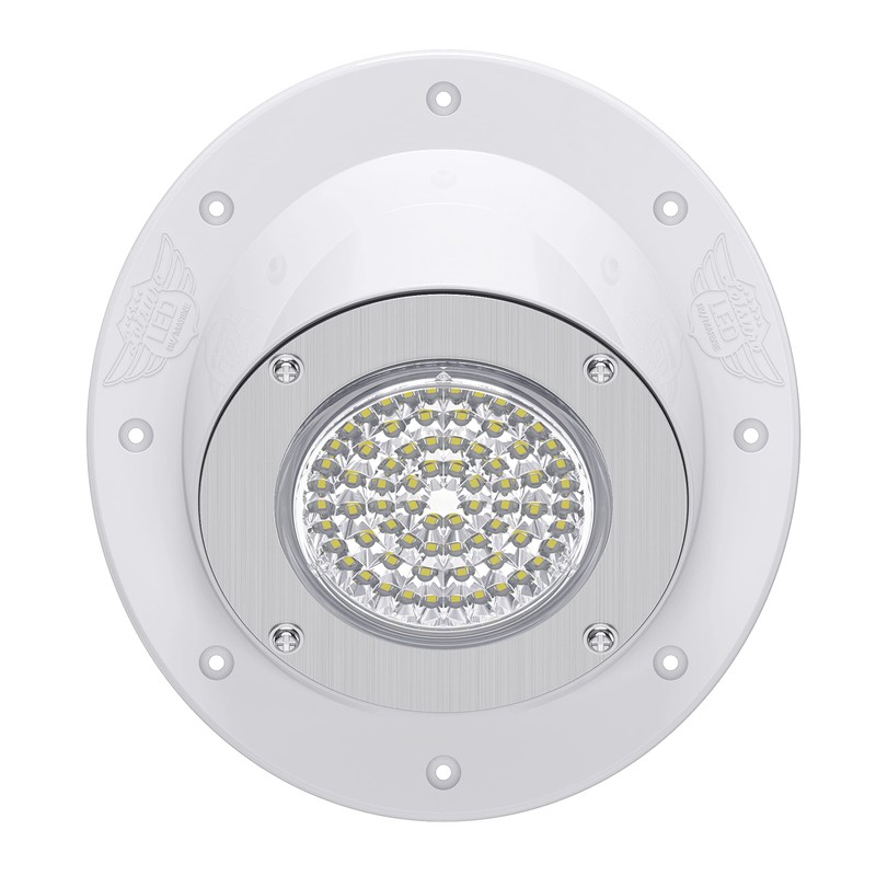 Leisure LED RV Exterior Round Surface Mount Flood Porch Utility