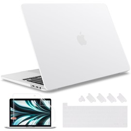 May Chen for MacBook Pro 16 Inch 2019 Release Model:A2141,Hard Shell Case Cover Screen Protector & Keyboard Cover for MacBook Pro 16 Retina with Touch ID & Touch Bar - Clear White