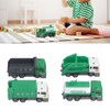 4 Pcs Garbage Truck Toy 1/32 Scale Inertial Drive Sanitation