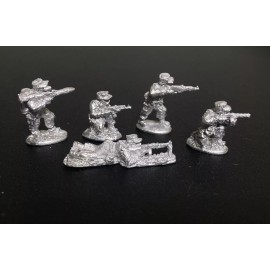 Battle Valor 20mm Afghanistan Afghan National Troops Firing 5 Metal Figures PAN4
