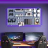 VEOFEMLEA Pegboard Combination Kit, 8 Peg Boards and 30 Accessories