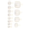 Baluue 600pcs Artificial Toenail Tips Full Cover Nail Art Toe