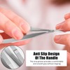 1 Piece Curved Iris Scissors, Mini Scissors with Spring Mechanism,