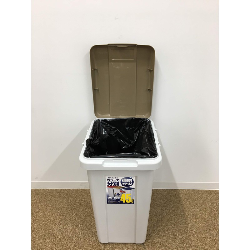 Oldy PP-K45-10 Trash Bags, Black, 45L, Pack of 10, Length