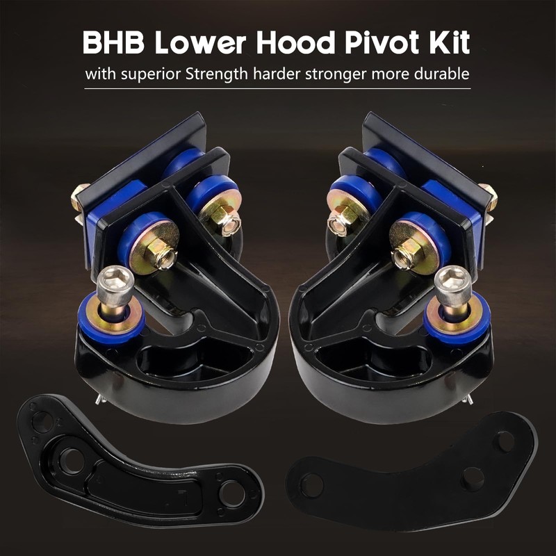 BHB Lower Hood Hinge Pivot Kit Compatible with Peterbilt 377