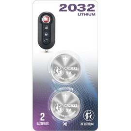 (2 Pack) Remote Key FOB Battery CR2032 2032 OEM (2009-2021) fits case Shell Cover for Fiat Dodge 500 500L 500X Ram Promaster Flip Key fits Shell case Cover led Lights Remote Accessory LTQF12AM433TX
