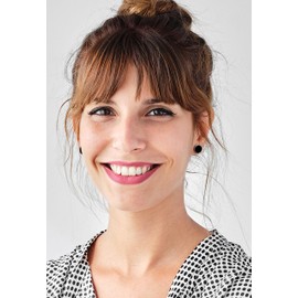 SOFIA MILANI - Women's Earrings 925 Silver with Zirconia Stones - Circle Stud Earrings, Sterling Silver, Zircon