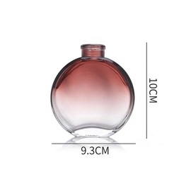 150ml/5oz Empty Glass Diffuser Bottle Diffuser Jars Aromatherapy Storage Container Fragrance Accessories Use for DIY Replacement Reed Diffuser Sticks Sets Oils Crafts Decor(Brown)