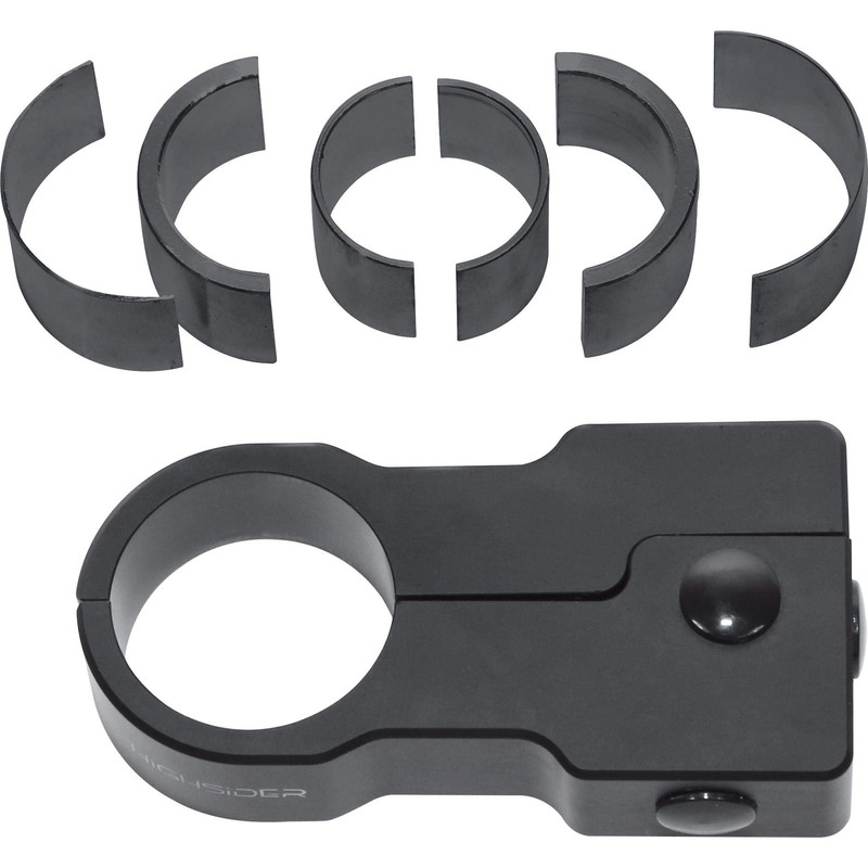 HIGHSIDER 220-101 HIGHSIDER Universal CNC bracket RS2, Aluminium black anodized,
