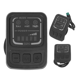 G20 F Electric Bicycle LED Display, Multiple Functions, LED Display with Waterproof Interface for Electric Bicycles, Scooters
