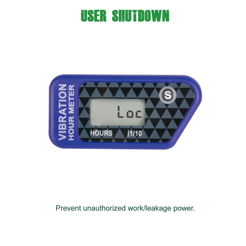 Yooreal Vibration Activated Hour Meter,Maintenance Intervals Reminder for Gas/Diesel Engine