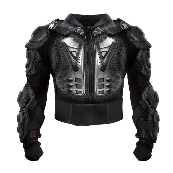 Motorcycle Protective Jacket Full Body Armor Protection Dirt Bike Gear ATV Protective Safety Gear Riding Racing Armor Motocross Protector Jacket Men Women For Off-Road Motorbike Cycling Skiing Skating
