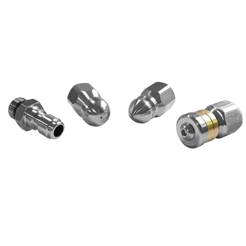 ANPTGHT Pressure Washer Sewer Jetter Nozzles Kits 5000PSI Stainless Steel