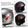 Mobestech 2 Sheets Reflective Flame Stickers for Car Motorcycle Skateboard