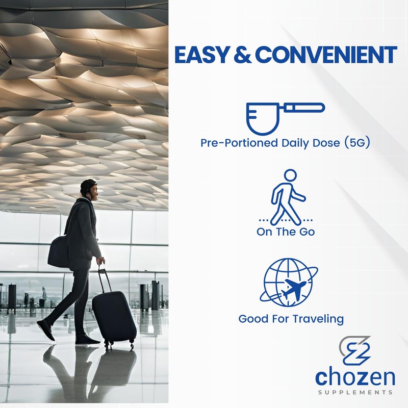 ChoZen Supplements Creatine Monohydrate Powder - 5g (5000mg) | Single