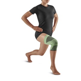 CEP - ORTHO Knee Sleeve Mid Support Compression Unisex Knee Brace for Relief of the Knee Joint Sports Bandage for Stabilising the Knee Stabilisation Knee Joint Bandage Green L