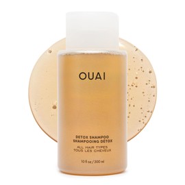 OUAI Detox Shampoo, Clarifying Cleanse for Dirt, Oil, Product and Hard Water Buildup. Get Back to Super Clean, Soft and Refreshed Locks, 10 oz