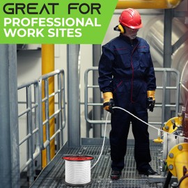 GearIT Solid THHN Wire (14 Gauge, 100 Feet) 100% OFC Electrical Building Wire, Rated for Up to 600 Volts, Single Conductor, Nylon Jacket, UL Listed/RoHs Compliant - White, 100ft