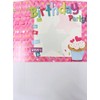 24 Girls Birthday Party Invitations – Cupcake-Themed Birthday Invites with