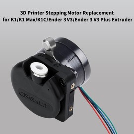 FYSETC Crealty K1 Max Extruder Motor - Original 36mm Pancake Stepper Motor Replacement: 1.8 Degree 12 Tooth Gear Circular Stepping for K1 Hotend Direct Drive Extrusion Kit 3D Printer Parts