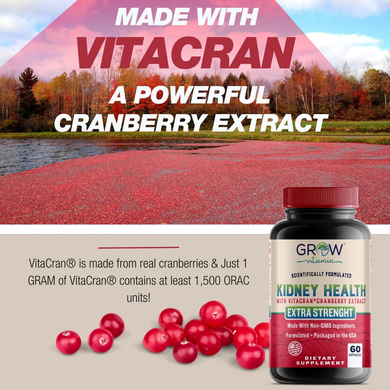 06/2030 PurePremium Kidney Support Supplement with Cranberry Extract - Kidney