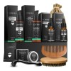 Kit De Cuidado De Barba Lovery Con Aceite, Bálsamo, Jabón Y
