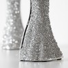 Prodbuy Set of 2 Silver Elegant Lady Figures 29.5cm Tall