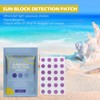Sonew Parche de Detección de Bloqueador Solar, Cambio de Color
