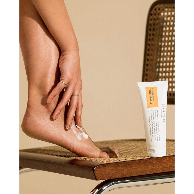 SPARITUAL Citrus Cardamom Foot Balm, 3.4 fl oz (100 ml),