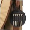 Sosoport 2pcs Tee Holder for Golfing Men's Leather Tee Carrier