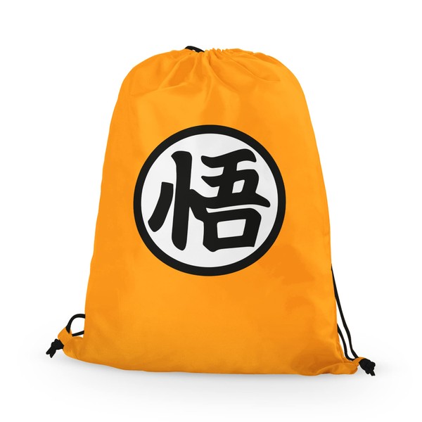 Orange Goku Drawstring Bag - Japanese Anime Kakarot TV Cartoon
